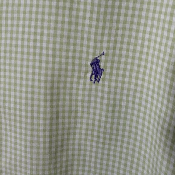 Ralph Lauren Blake Green Gingham Button Down Shirt XXL - Picture 2 of 4